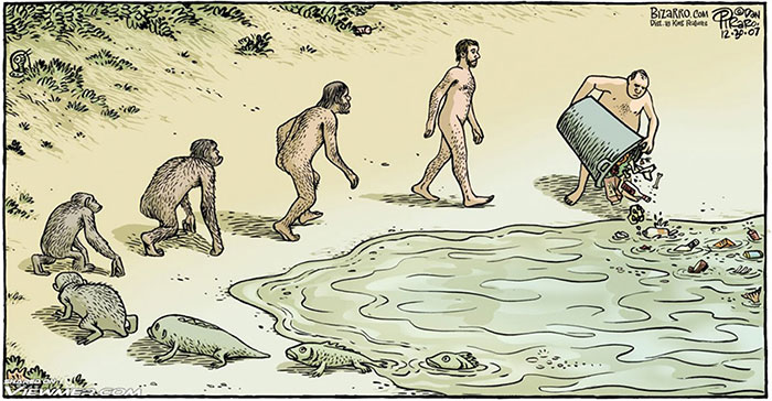 funny human evolution illustration cartoons comic 5